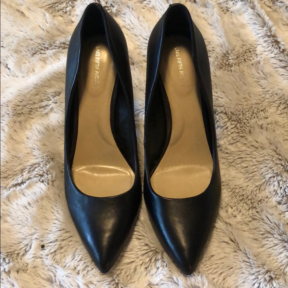 Faux Leather Heels